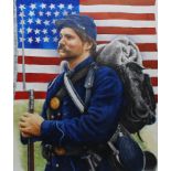 Chris Calle (B. 1961) "Civil War - Union Soldier"