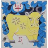 Zu Tianli (Chinese, 20th C.) "Year of the Ox"