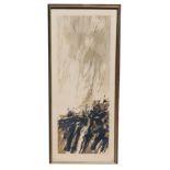 Seong Moy (Chinese/American 1929-2013) Woodcut