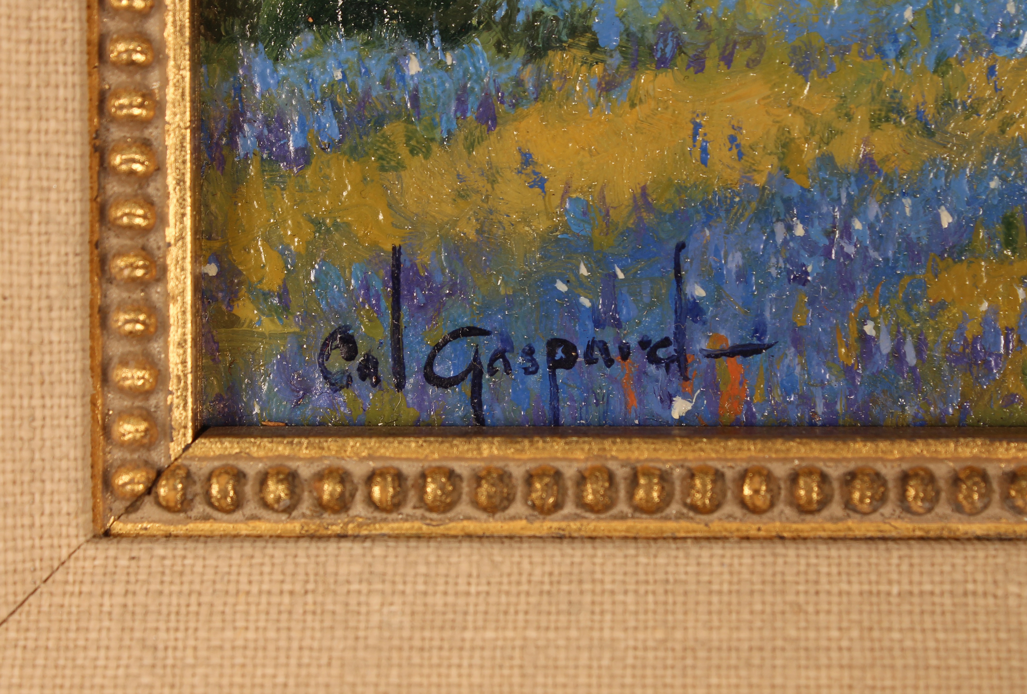 Cal Gaspard (Born 1934) "Blue Bonnets" - Image 4 of 6