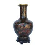Large Early 20th C. Chinese Cloisonne Vase