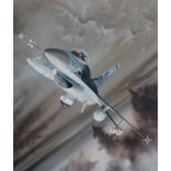 Steve Ferguson (B. 1946) "F16C Fighting Airplane"