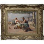 Signed, 19th C. Italian Painting, "The Proposal"