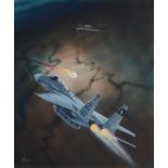 Steve Ferguson (B. 1946) "F-15C Eagle Airplane"