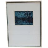 Norman Kent R.A., Framed Woodblock Print