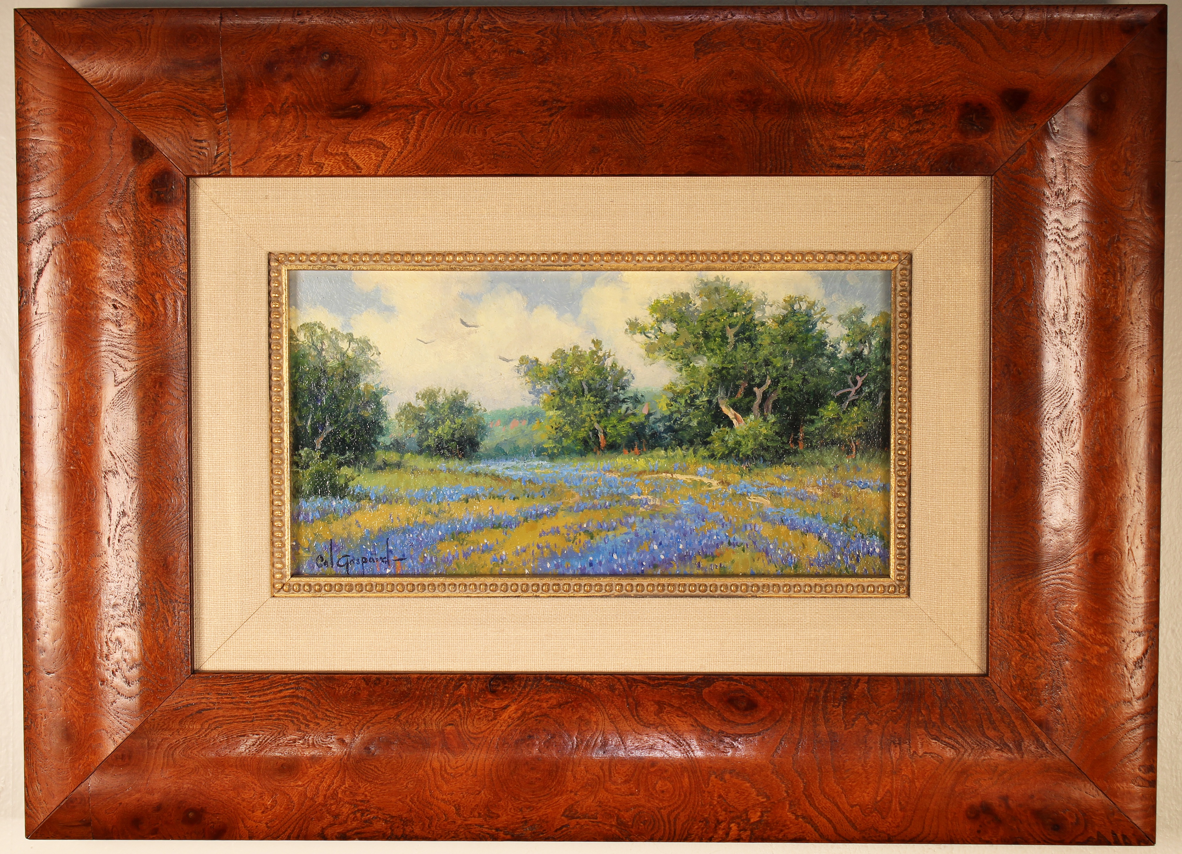 Cal Gaspard (Born 1934) "Blue Bonnets"