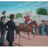 Ed Vebell (1921 - 2018) "First Pony Express"