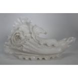 Chinese White Glass Cabbage Sculpture