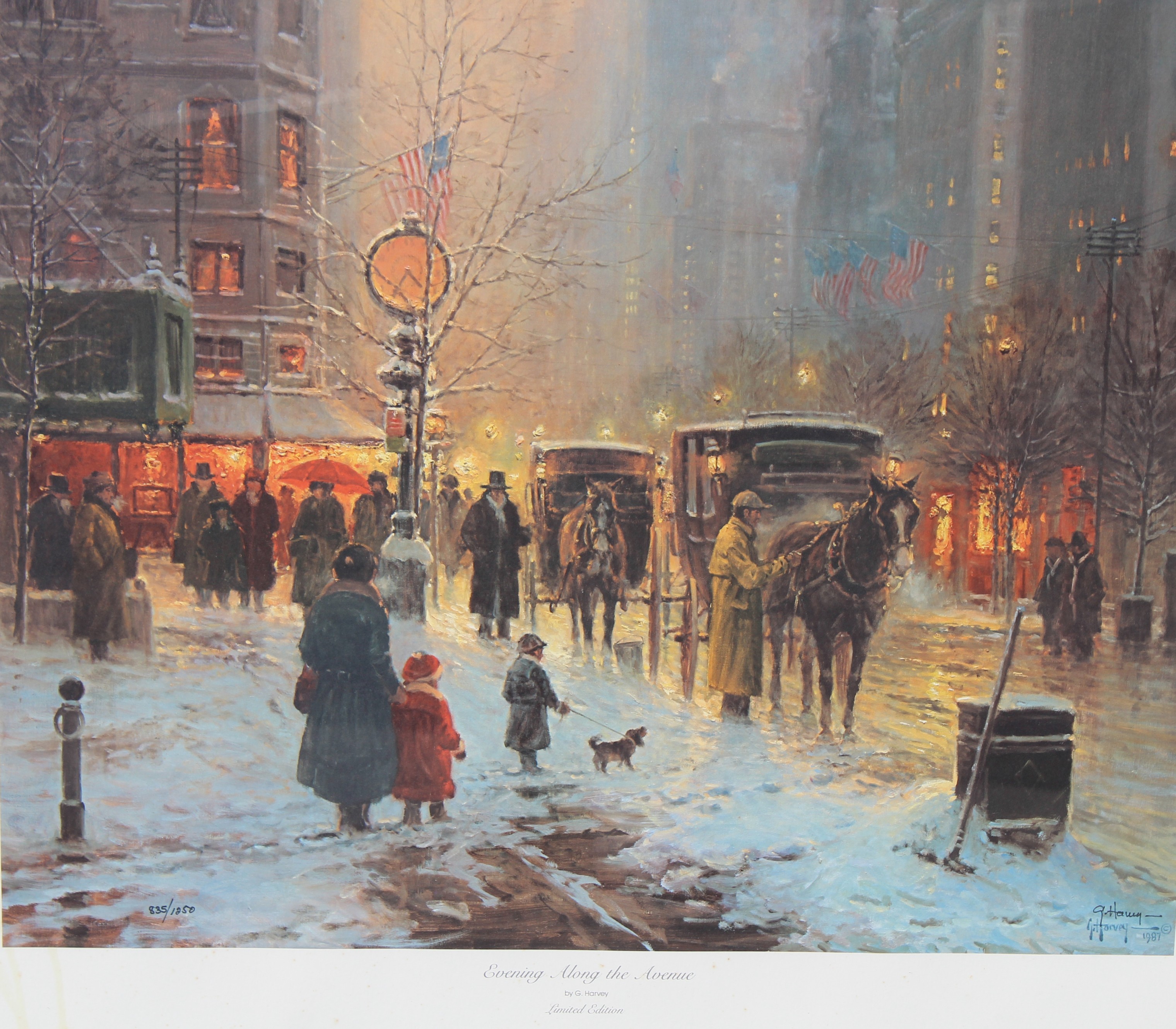 G. Harvey "Evening Along the Avenue" Limited Print - Image 3 of 6