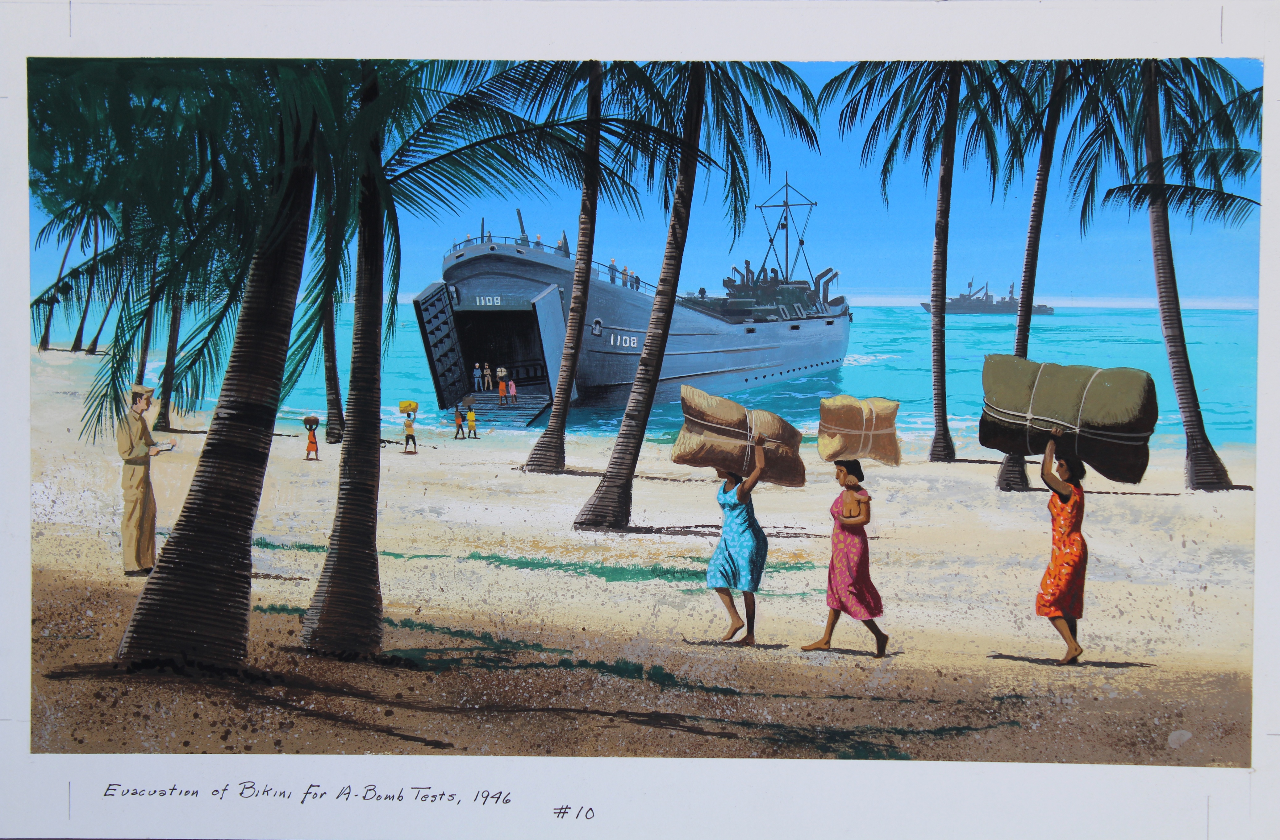 Dean Ellis (1920 - 2009) "Bikini Atoll Evacuation" - Image 7 of 7
