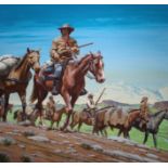 Ed Vebell (1921 - 2018) "Santa Fe Trail"
