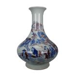 Chinese Blue and Red Porcelain Vase