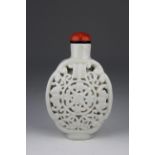 Jingdezhen Kilns, 19th. Porcelain Snuff Bottle