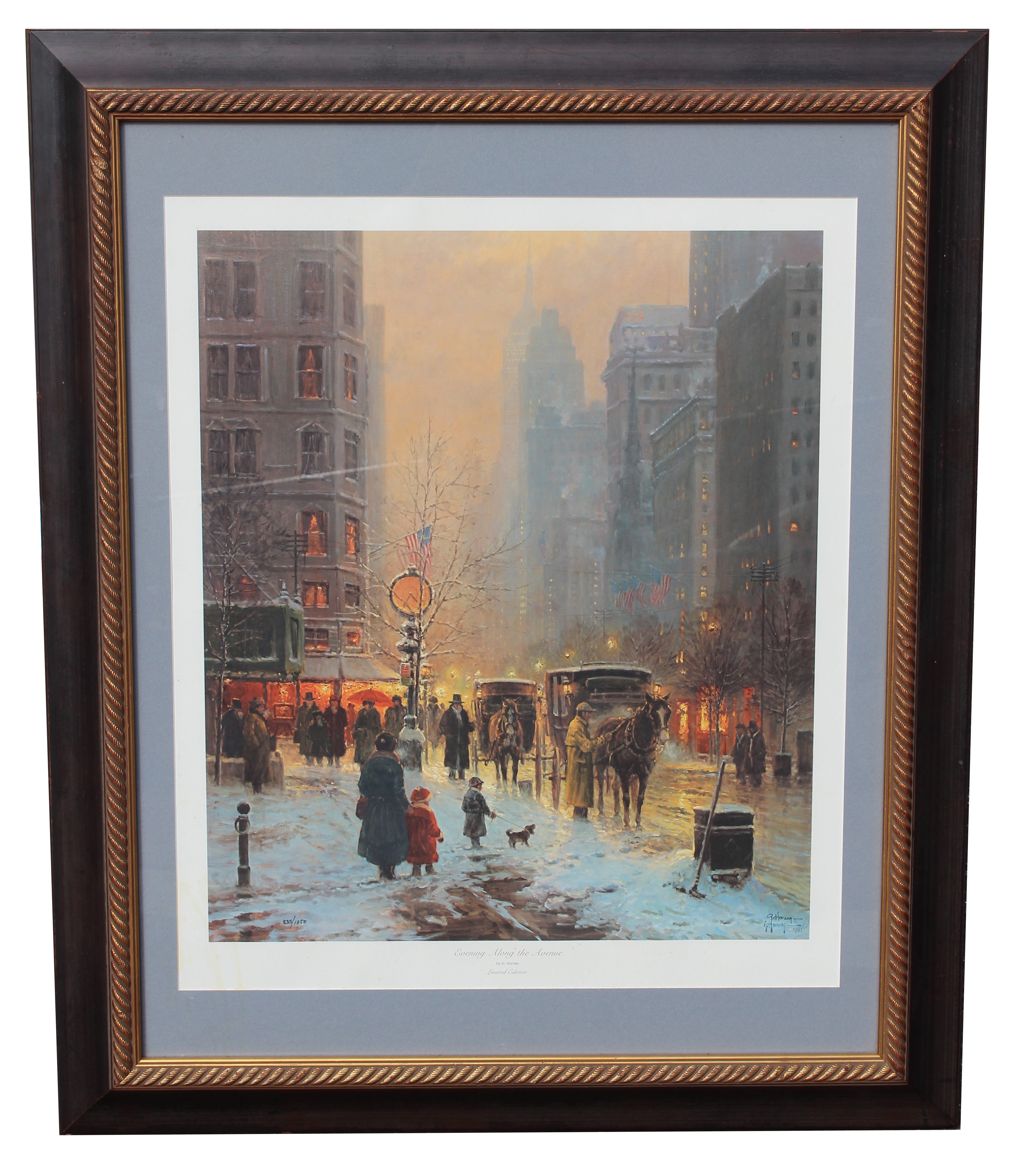 G. Harvey "Evening Along the Avenue" Limited Print - Image 2 of 6
