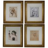 (4) Framed Prints After Leonardo Da Vinci