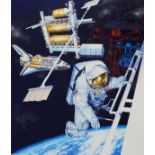 Chris Calle (B. 1961) Space Shuttle Transpo Mail"
