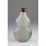 Fine Chinese 19th C. Jadeite Snuff Bottle