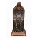 Saint Nil Stolbenskii Russian Carved Wooden Santos