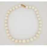 12-15mm South Sea Pearl Necklace w/ 14K Clasp