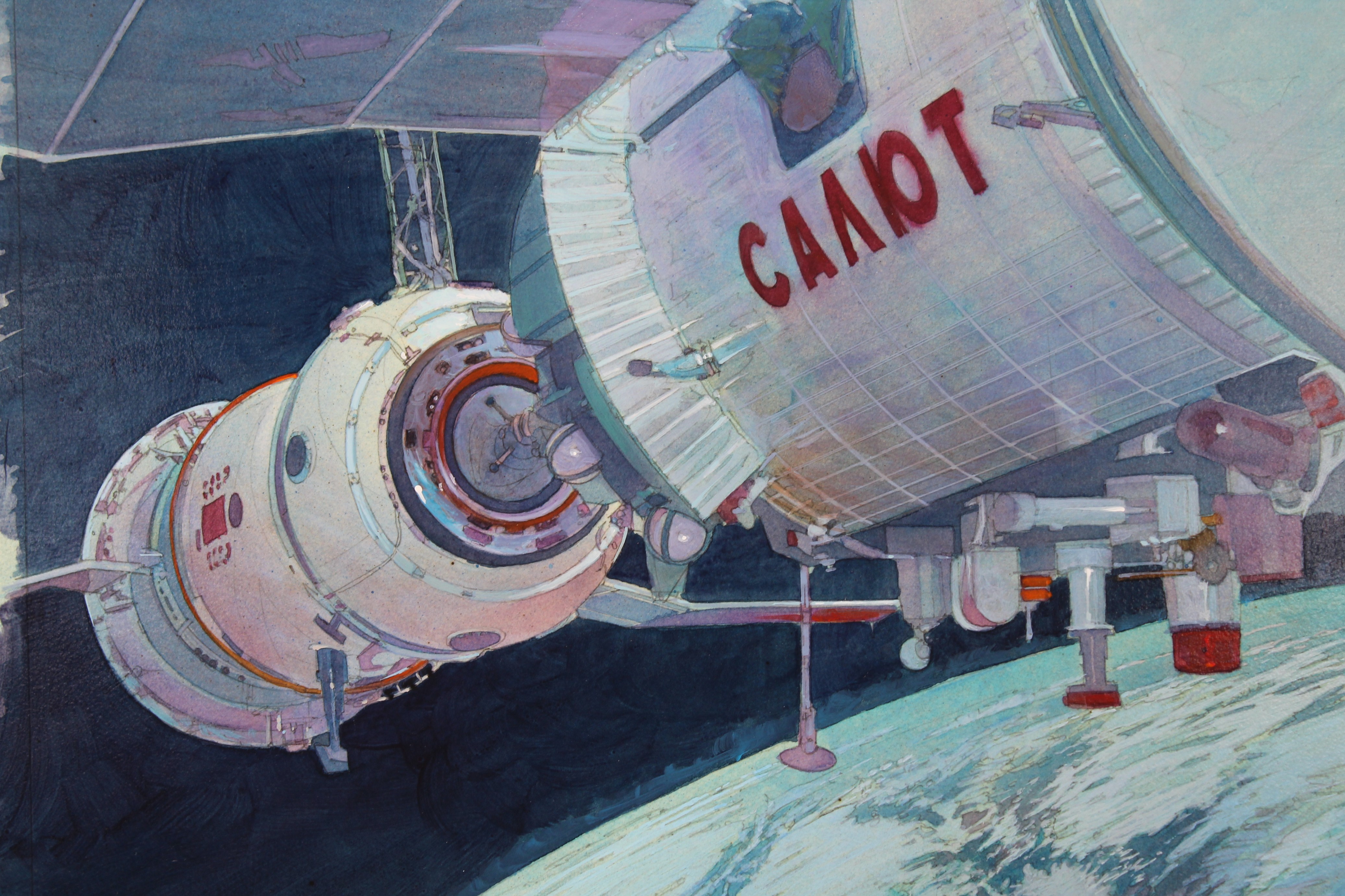 Mark Schuler (B. 1951) "First Space Station Crew" - Image 3 of 5