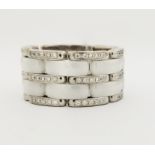 18K White Gold & Diamond Chanel Ultra Ring