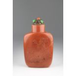 19th C. Chinese Carved Stone Snuff Bottle