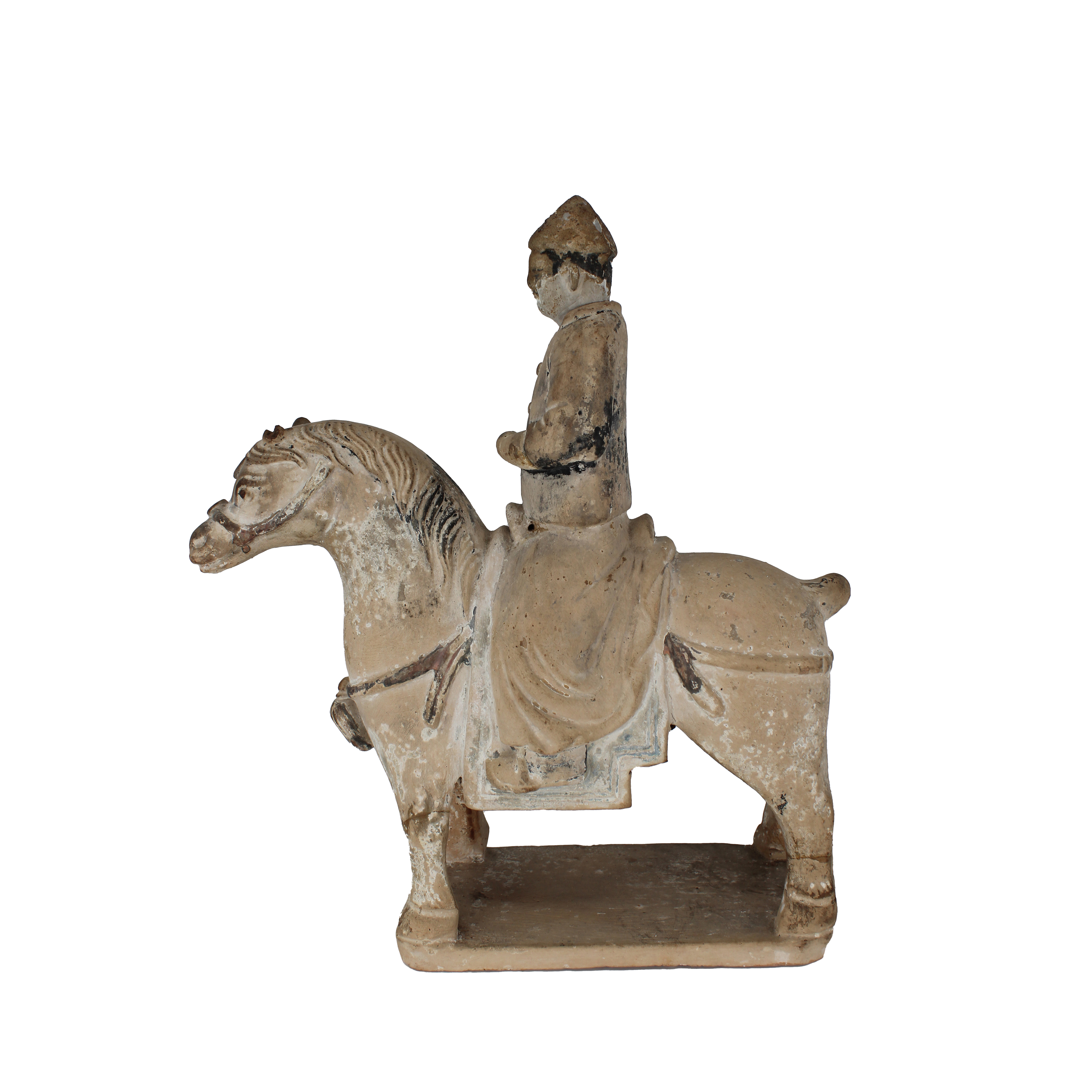 Chinese Tang Style Ceramic Rider and Horse - Image 2 of 6