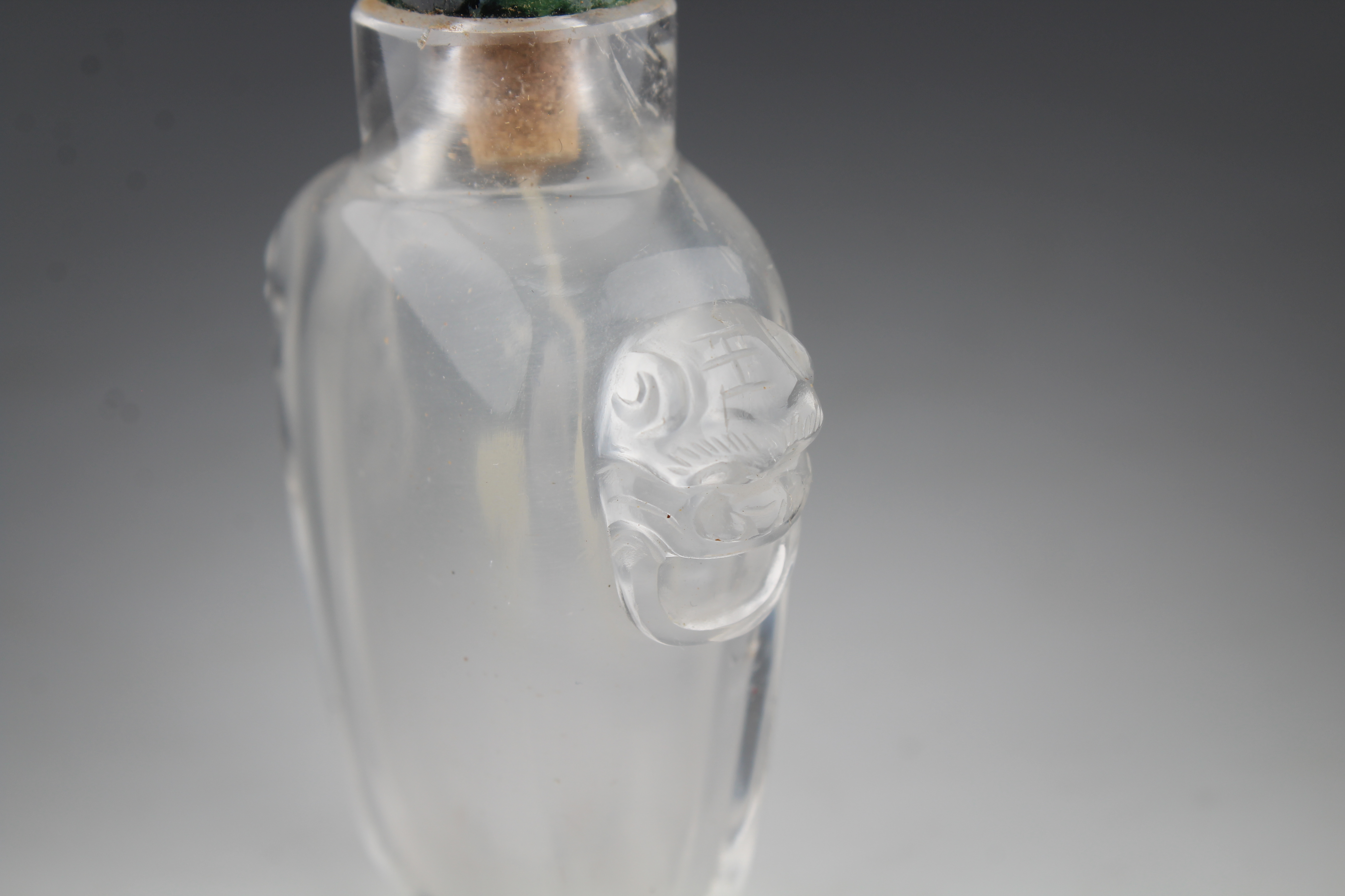 18th/19th C. Chinese Rock Crystal Snuff Bottle - Image 2 of 6