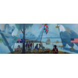 Howard Koslow (1924-2016) "Australia Bicentennial"