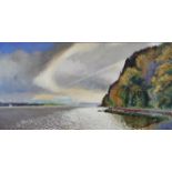 William Bruckner (B. 1915) Hudson River Painting