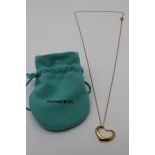 Tiffany & Co. Elsa Peretti 18k Gold Heart Necklace