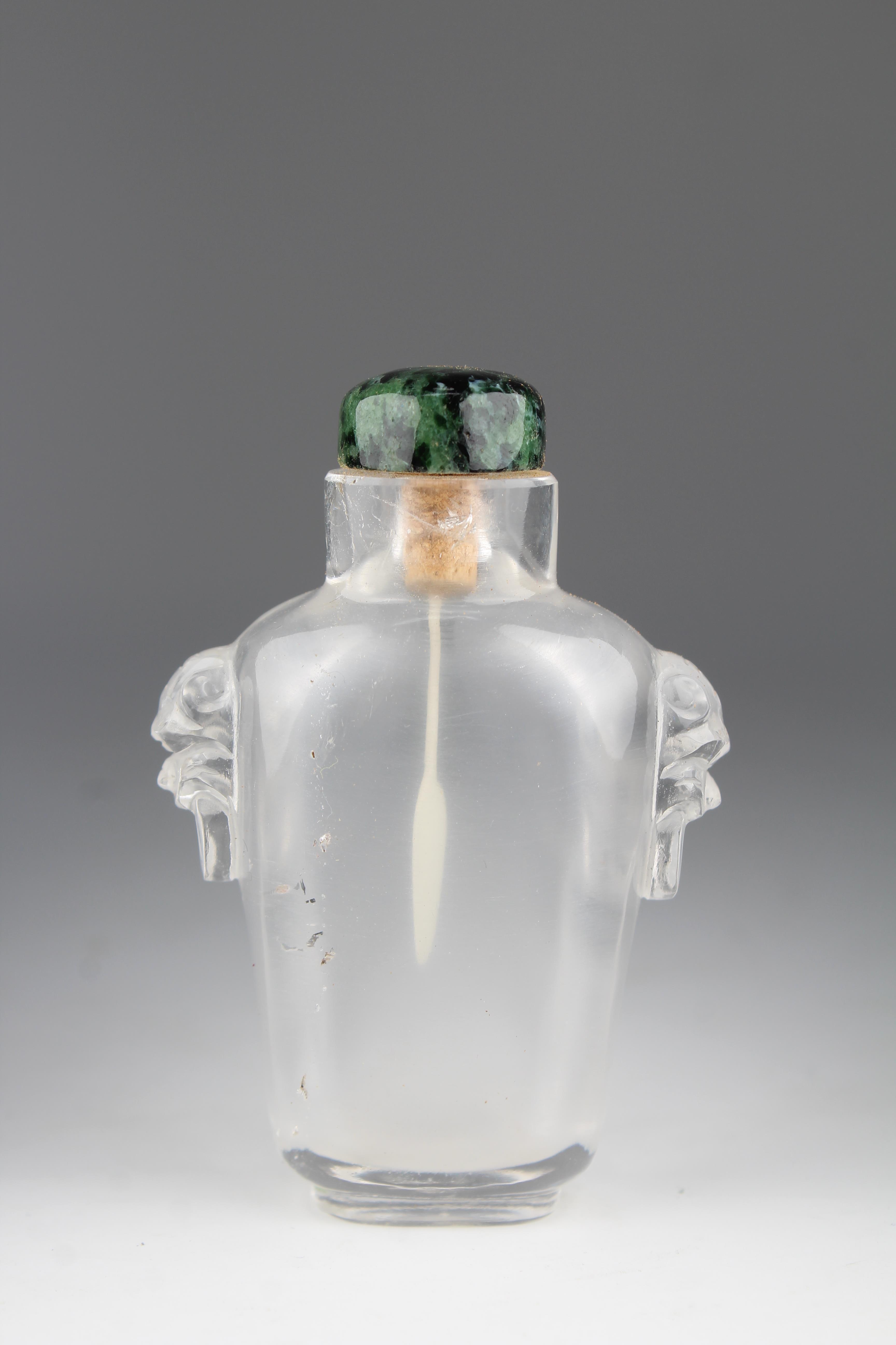 18th/19th C. Chinese Rock Crystal Snuff Bottle - Image 3 of 6