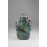 19th C. Chinese Carved Flourite Snuff Bottle