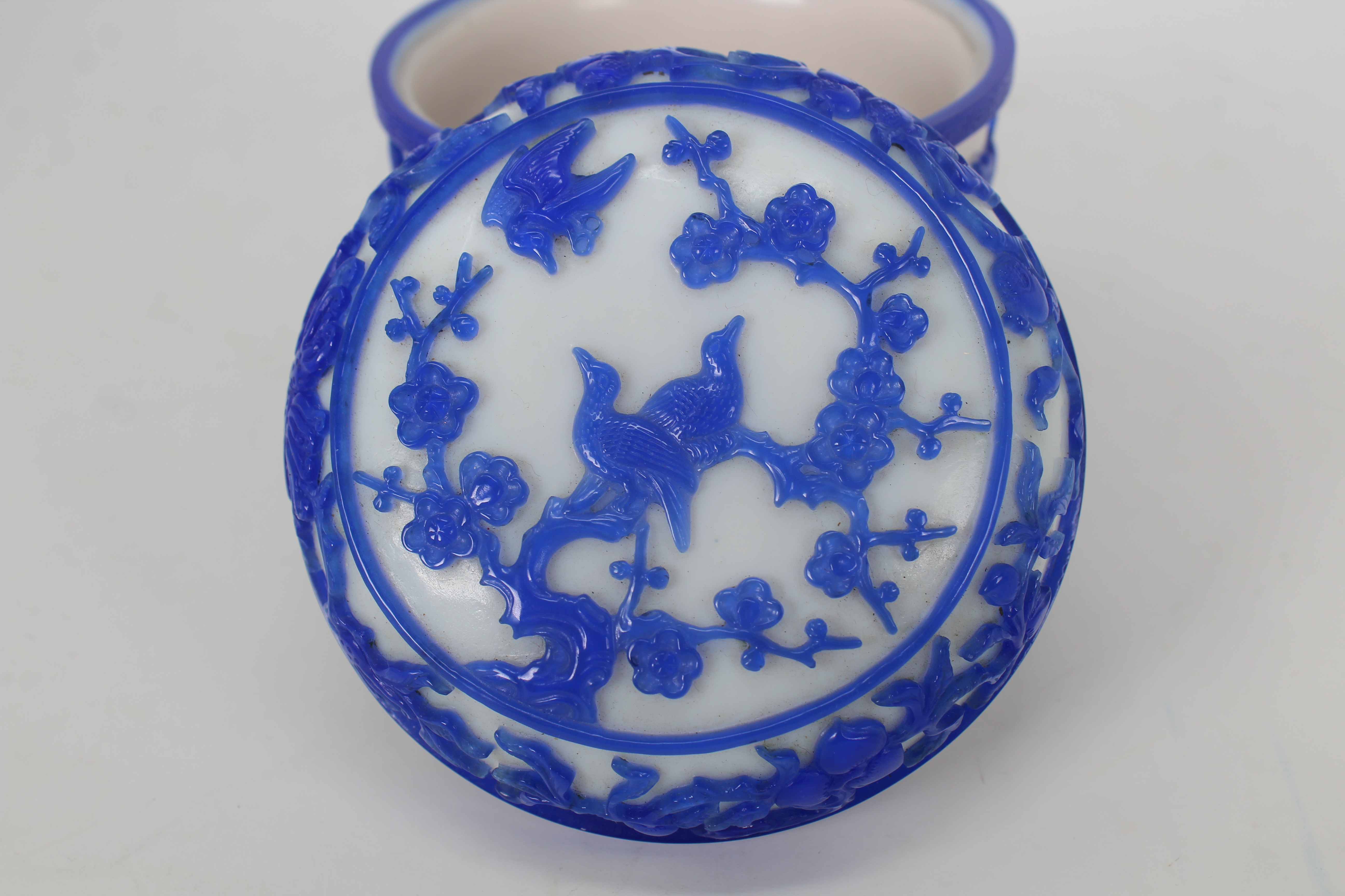 Qing, Chinese Covered Beijing Glass Box - Image 2 of 6