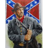 Chris Calle (B. 1961) "Civil War - Confederate"
