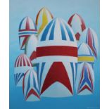 Keith Reynolds (American, B. 1929) "America's Cup" Signed lower right. Original Oil painting on