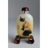 Chinese Interior Painted Snuff Bottle, 20th century.