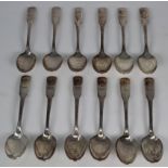 (12) American Bicentennial Souvenir Spoons. Silverplate. Each marked on backside.