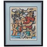 Fernand Leger (1881-1955) Pencil Signed Lithograph. Pencil signed and numbered (234/500) in lower