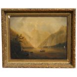 American School 19th C. Hudson River Painting