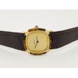 Vintage Angelus 18K Gold & Diamond Ladies Watch