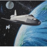 Jim Butcher (B. 1944) Space Shuttle Landing