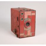 Kodak 1930 Art Deco Pink Beau Brownie Camera
