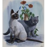 Don Balke (B. 1933) "Siamese / Exotic Shorthair"