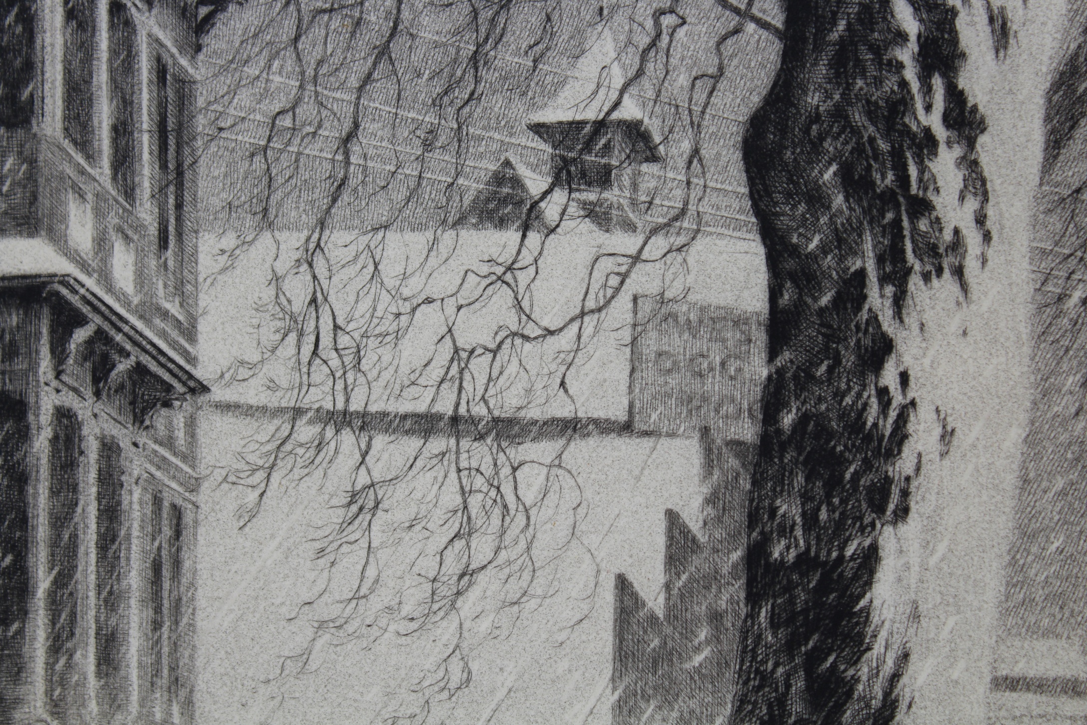 Martin Lewis (1881-1962) "Winter on White Street" - Image 3 of 10