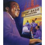 Howard Koslow (1924 - 2016) "Count Basie"