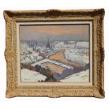 Albert Malet (1912 - 1986) View of Rouen