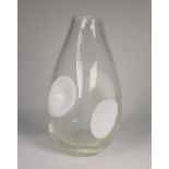 Vintage Mid-Century Murano Bubble Art Glass Vase