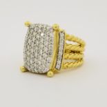 David Yurman 18K Gold Wheaton Ring