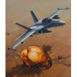 Jack Fellows (B. 1941) "F/A-18 Hornet"